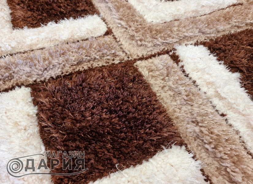 Тъкана пътека 3D SHAGGY GRANDE 400 brown